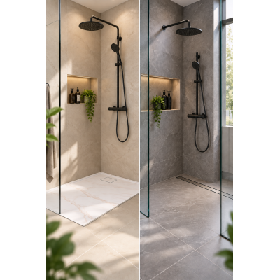 Duschwanne oder Duschrinne – welche...