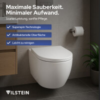 VILSTEIN Hänge WC | Spülrandlos | Tornadospül