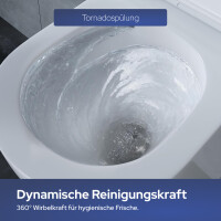 VILSTEIN Hänge WC | Spülrandlos | Tornadospül