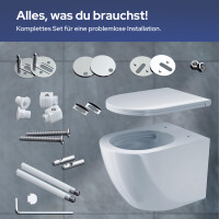VILSTEIN Hänge WC | Spülrandlos | Tornadospül