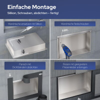 VILSTEIN | Duschnische  | Unterputz | Wandnische | Randloses