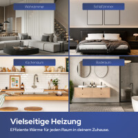 VILSTEIN Design Heizkörper, Mittelanschluss und Seitena